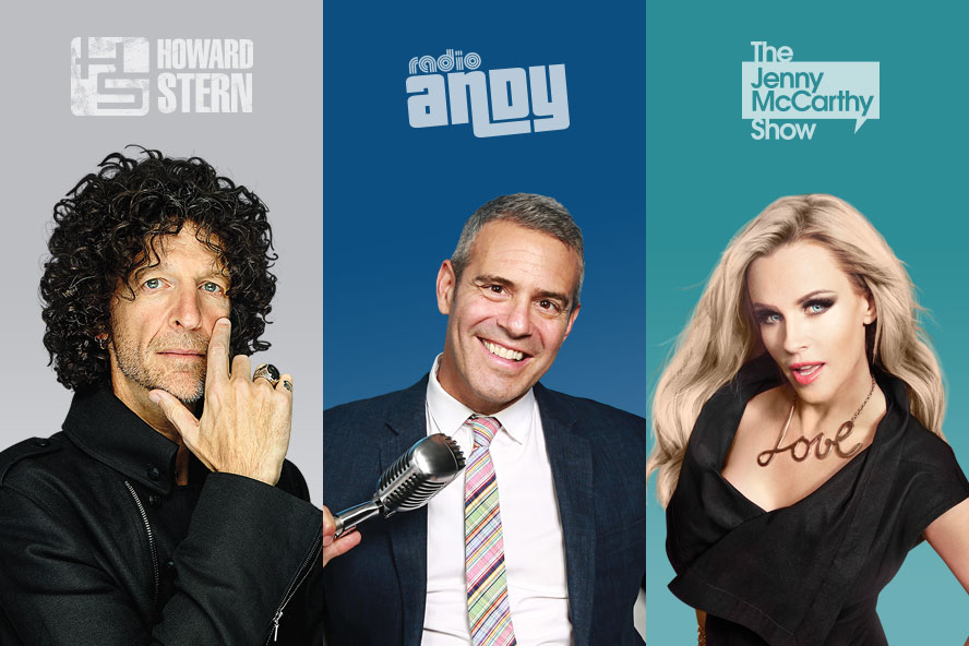 Howard Stern, Andy Cohen and Jenny McCarthy